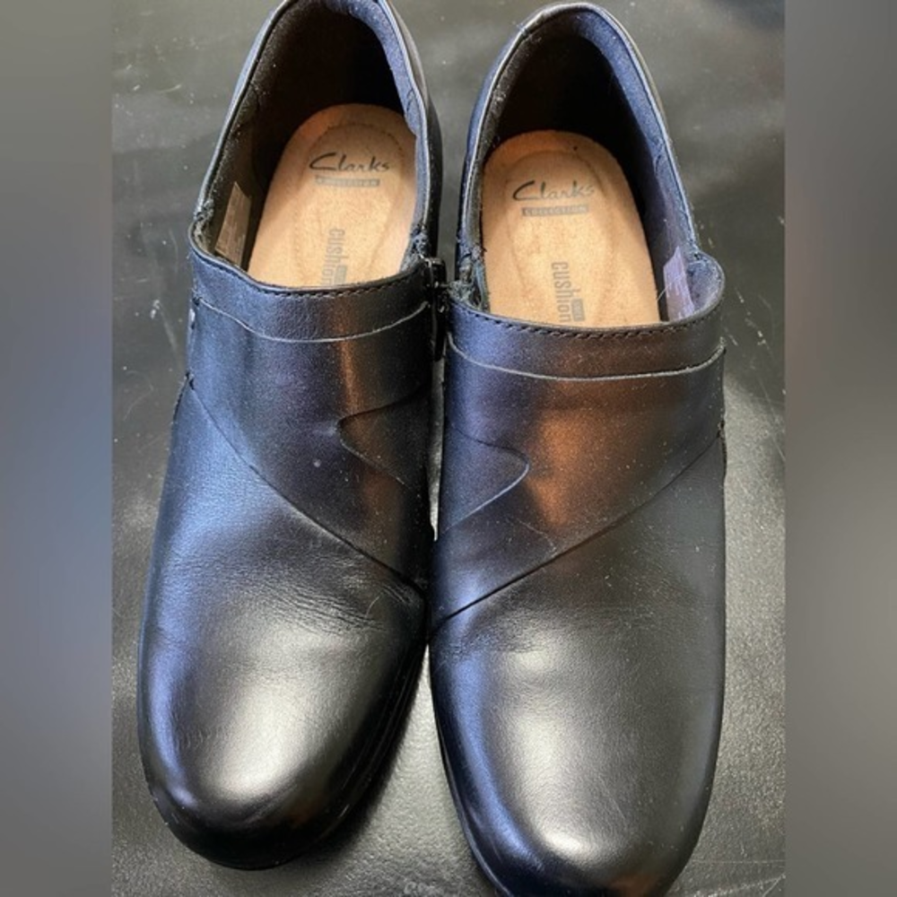 Black Clark’s Booties